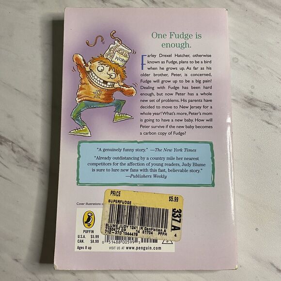 Superfudge by Judy Blume (2003, Trade Paperback) - Picture 5 of 6